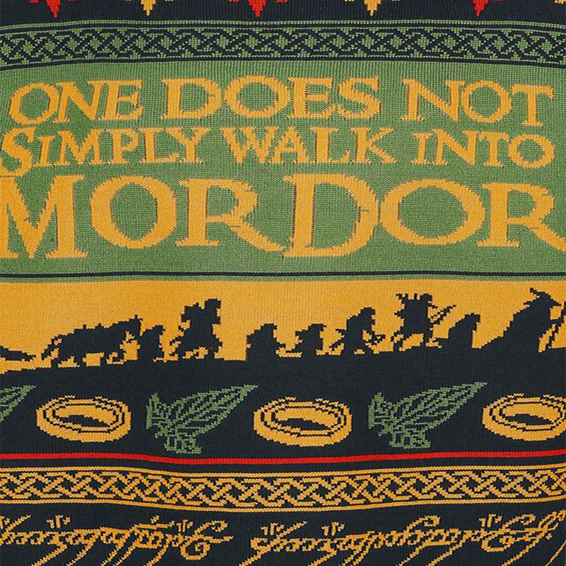 Man Spaziert Nicht Einfach So Nach Mordor Hässliche Weihnachtspullover Funny Xmas Ugly Christmas Sweater