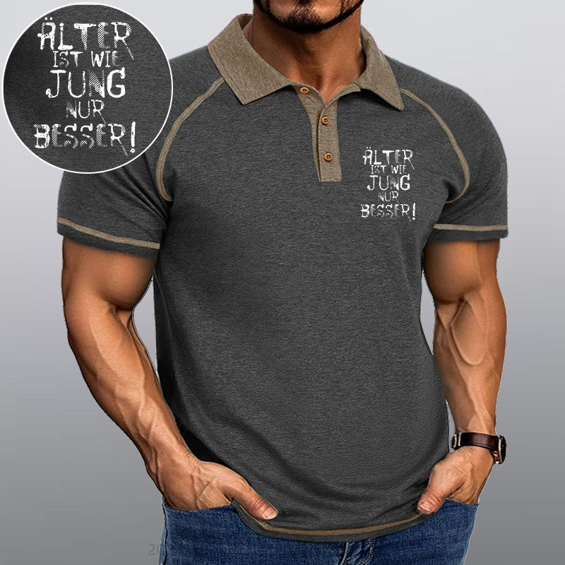 Maturelion Älter ist wie jung nur besser Kragen T-Shirt