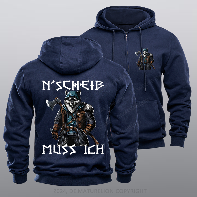 Maturelion N´Scheiß Reißverschluss Hoodie