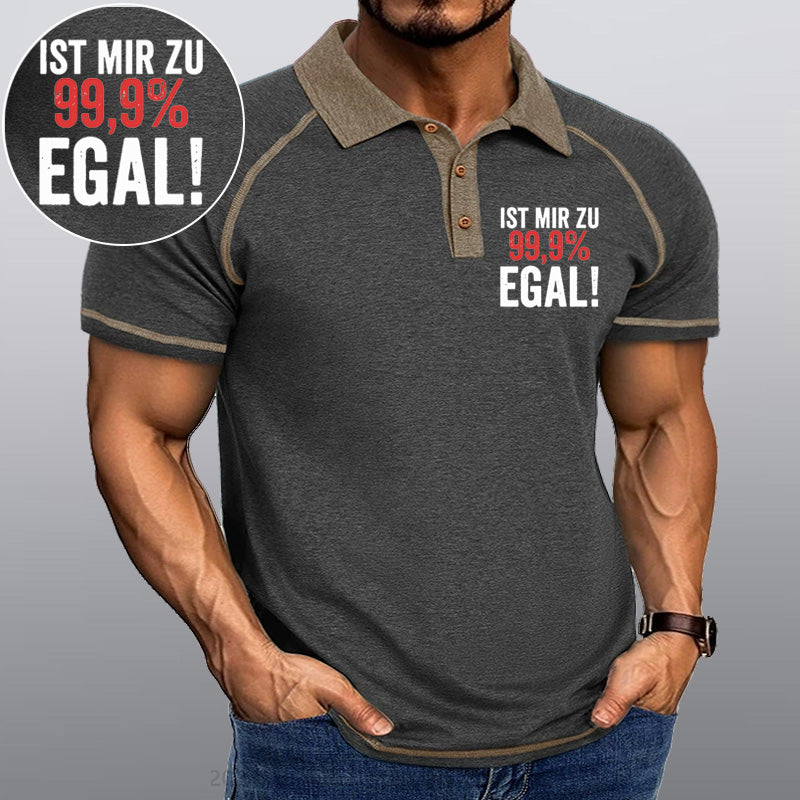 Maturelion Ist Mir Zu 99,9% Egal Kragen T-Shirt