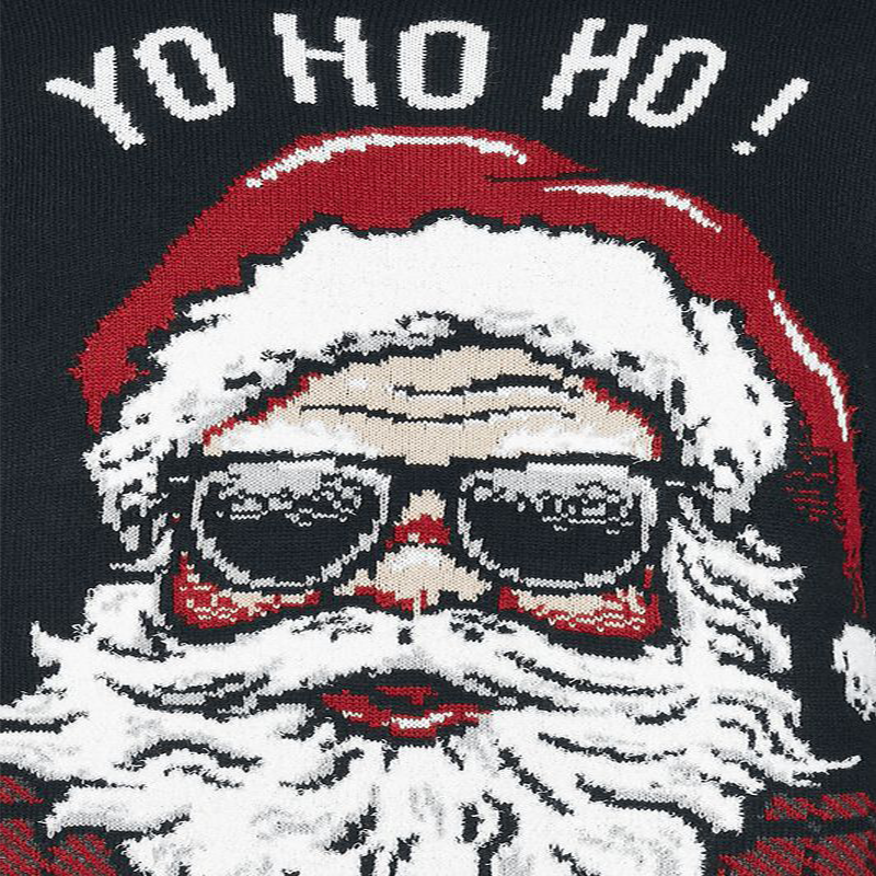 Yo Ho Ho Hässliche Weihnachtspullover Funny Xmas Ugly Christmas Sweater