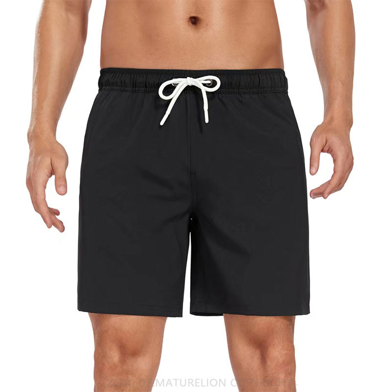 Maturelion Atmungsaktiv Fitnesshose Schnell Trocknende Strandhose Badehose