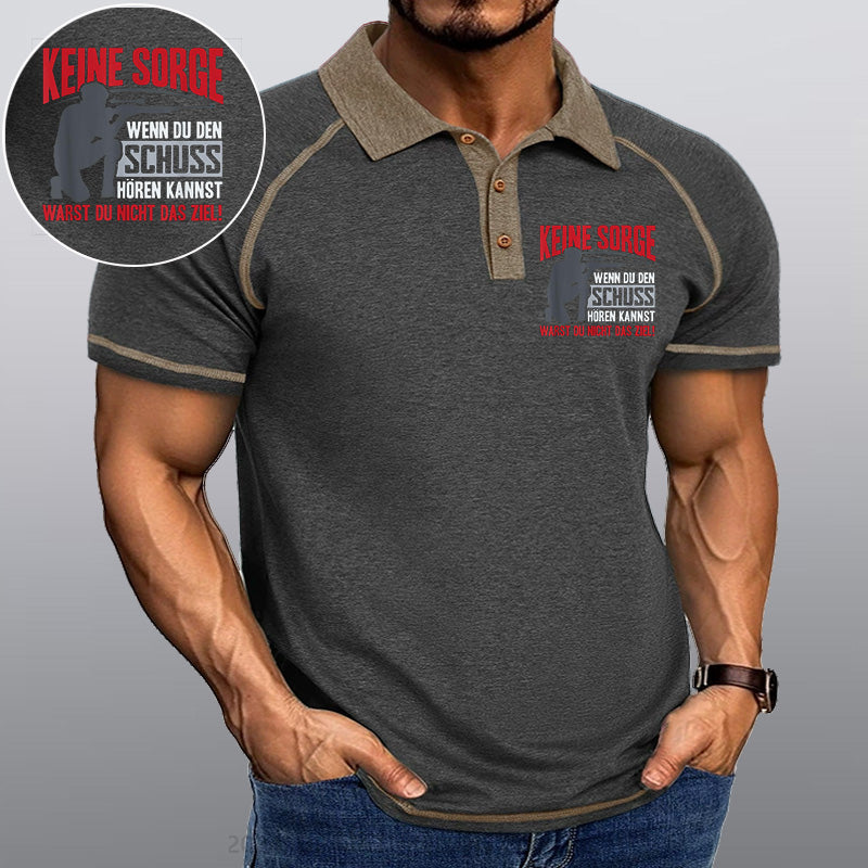 Maturelion Keine Sorge Wenn Du Den Schuss Hören Kannst Warst Nicht Ziel Kragen T-Shirt