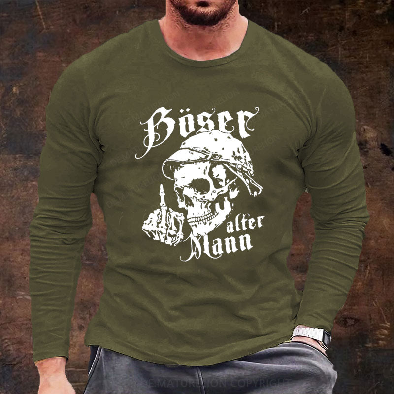 Böser Alter Mann Langarm Shirt