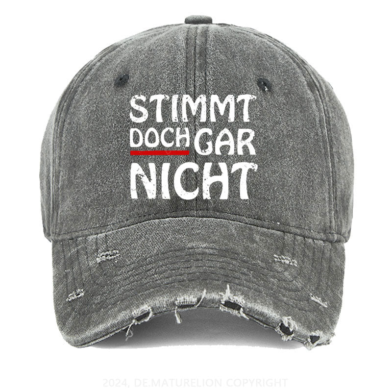 Stimmt Doch Gar Nicht Gewaschene Vintage Cap