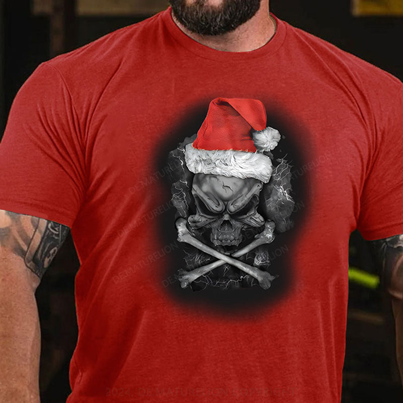 Skeleton Weihnachten T-Shirt