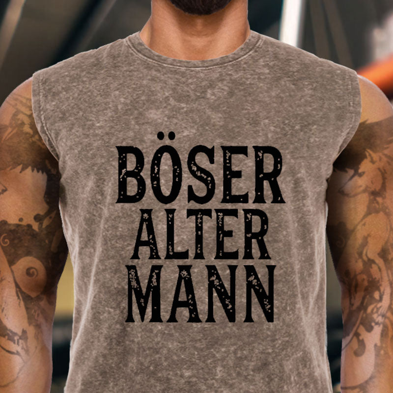 Böser Alter Mann Tank Top