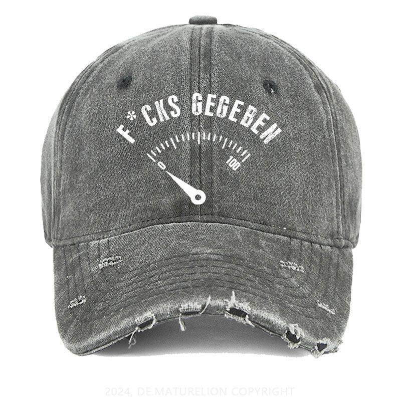 F*cks gegeben Gewaschene Vintage Cap