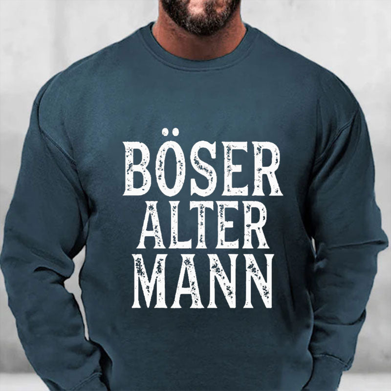 Böser Alter Mann Sweatshirt