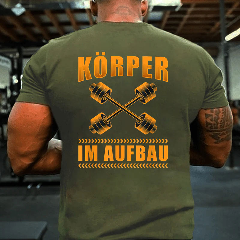 Lustig Kraftsport Gym Muskelkater T-Shirt