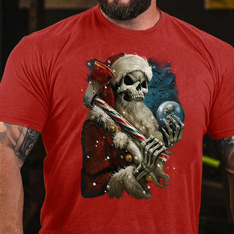 Skeleton Weihnachten T-Shirt