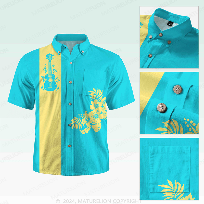 Maturelion Hawaiian Shirt Sommer Hawaiian Shirt