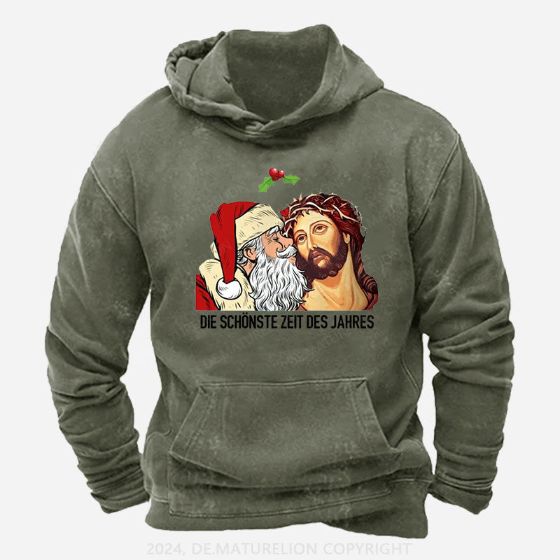 Die Schönste Zeit Des Jahres Weihnachten Hoodie