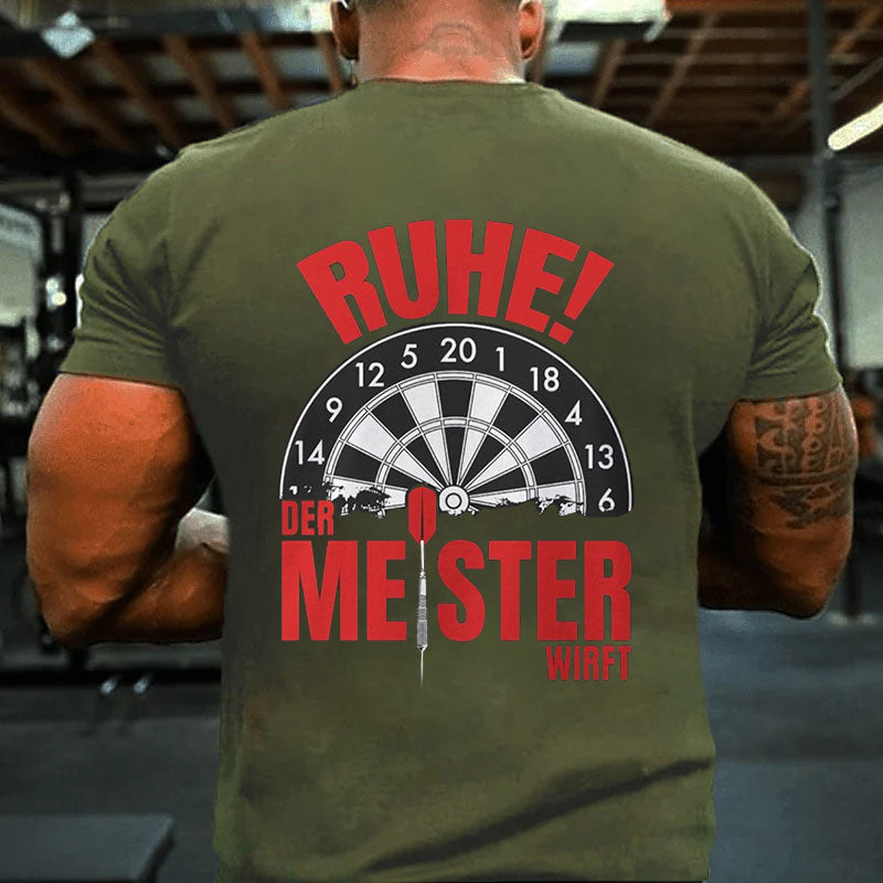 Ruhe! Der Meister wirft T-Shirt