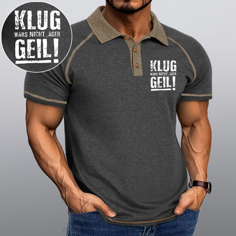 Maturelion Klug Wars Nicht Aber Geil Kragen T-Shirt