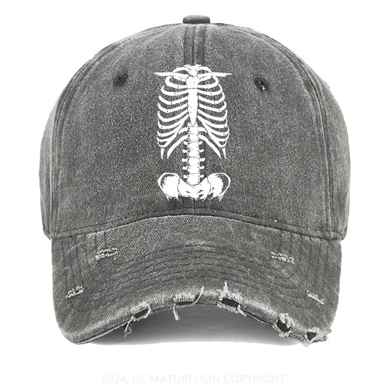 Halloween Teufel Skeleton Gewaschene Vintage Cap