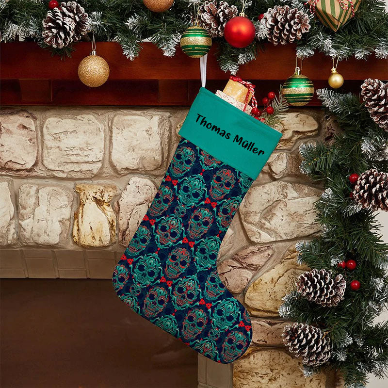 2024 Bestickter Stocking Weihnachtsstrumpf