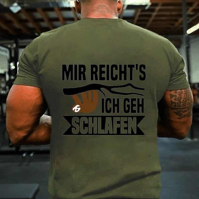 Ich gehe Schlafen Männer T-Shirt