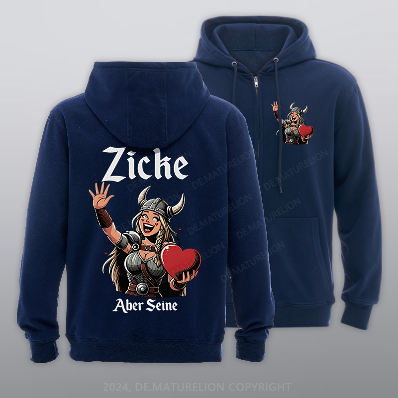 Maturelion Zicke aber seine Reißverschluss Hoodie