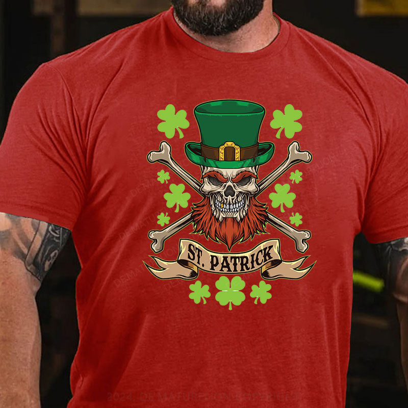 St. Patricks Tag Skeleton T-Shirt