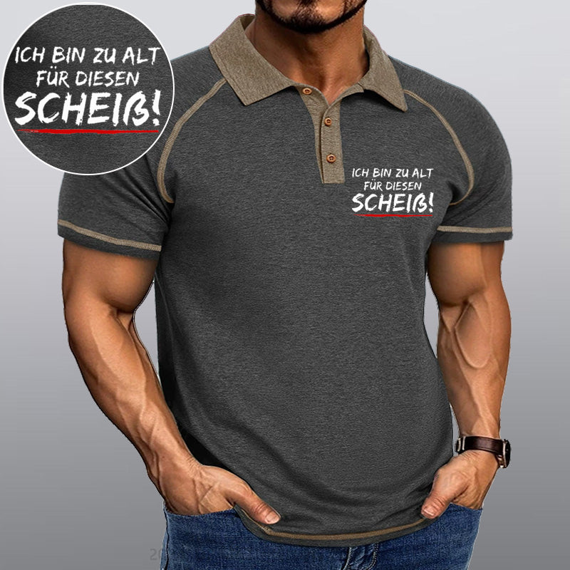 Maturelion Ich Bin Zu Alt Für Diesen Scheiß Kragen T-Shirt