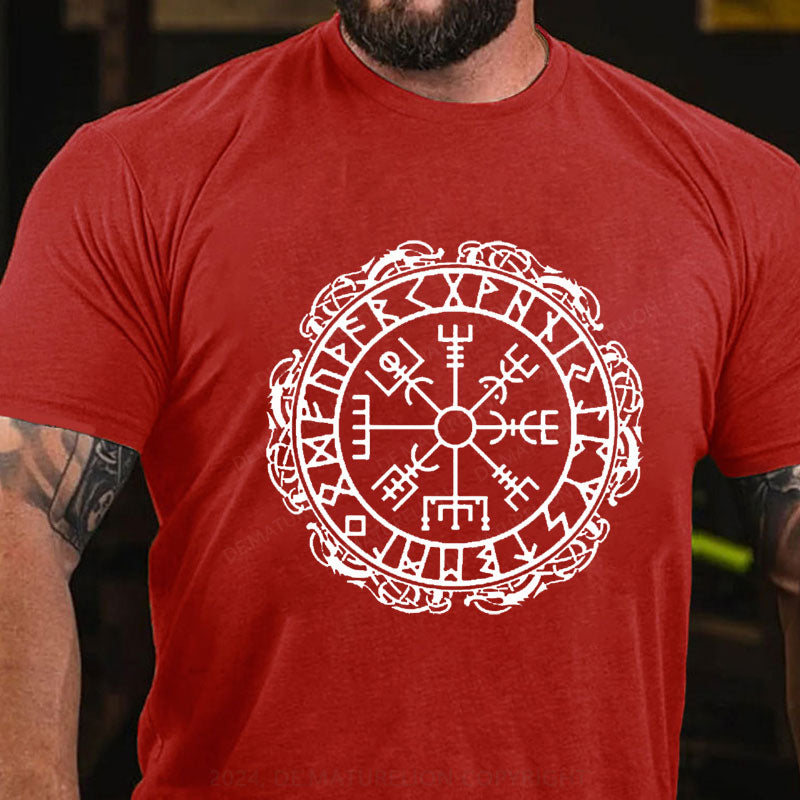 Nordischer Kompass Vegvisir T-Shirt