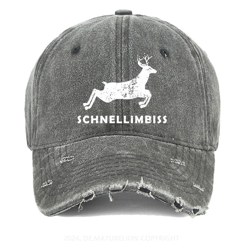 Schnellimbiss Gewaschene Vintage Cap