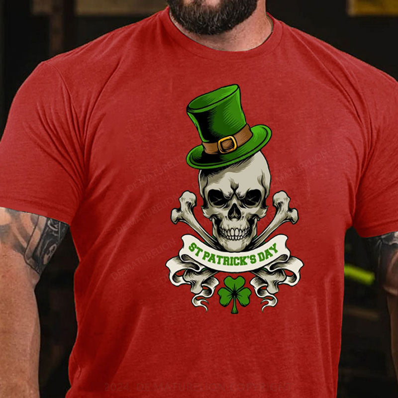 St. Patricks Tag Skeleton T-Shirt