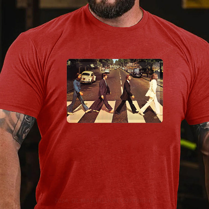 Maturelion Nostalgischer Stil T-Shirt