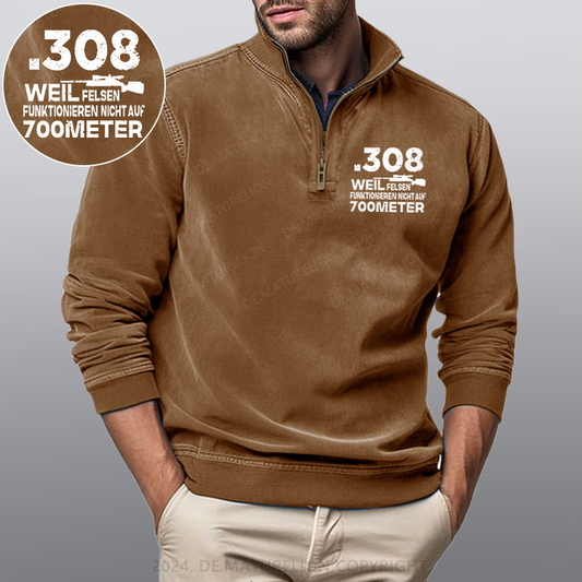 Maturelion .308 Weil Felsen Funktionieren Nicht Auf 700 Meter Stehkragen Poloshirt
