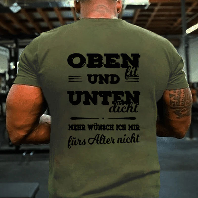 Oben Fit Und Unten Dicht T-Shirt