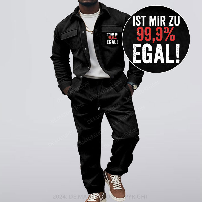 Maturelion Ist Mir Zu 99,9% Egal Jacke und Hose Set