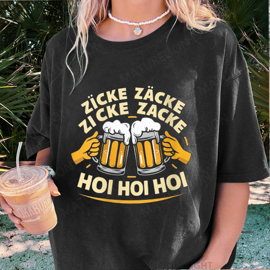 Maturelion Prost Damen Gewaschene Vintage T-Shirt
