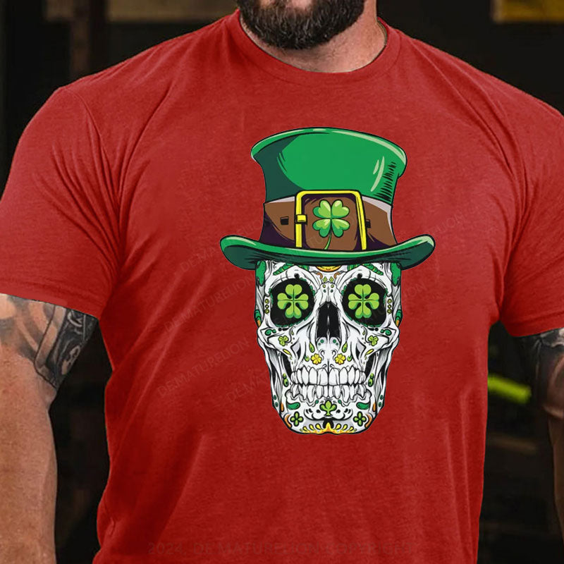 St. Patricks Tag Skeleton T-Shirt