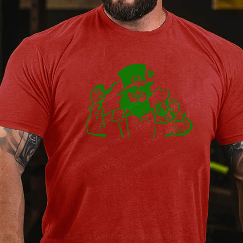 St. Patricks Tag Bier Und Zigarre T-Shirt