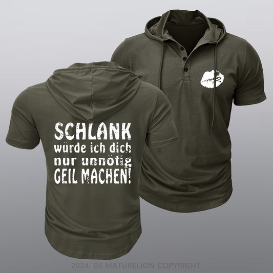 Maturelion Schlank Würde Ich Dich Nur Unnötig Geil Machen Kapuze T-Shirt