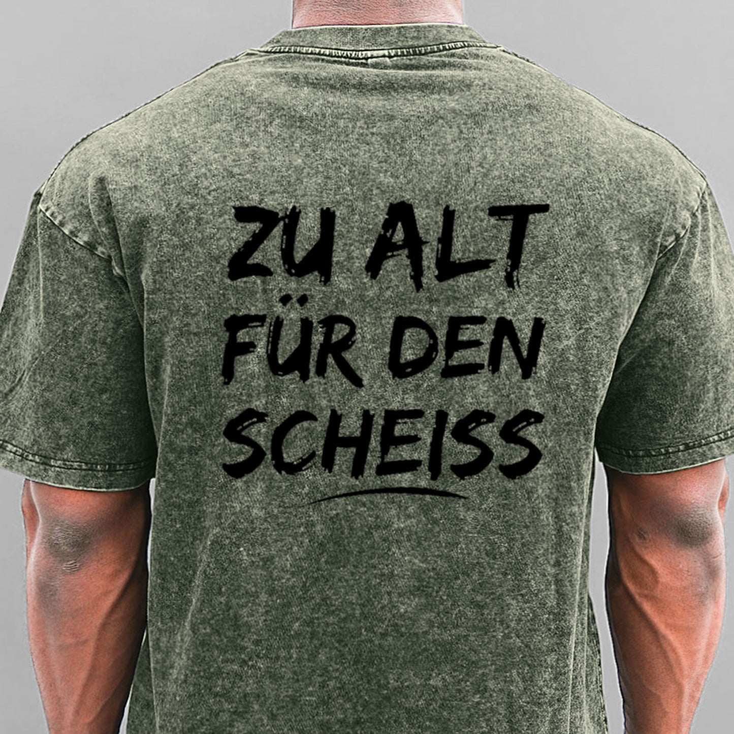 Zu Alt Für Den Scheiss Gewaschene Vintage T-Shirt