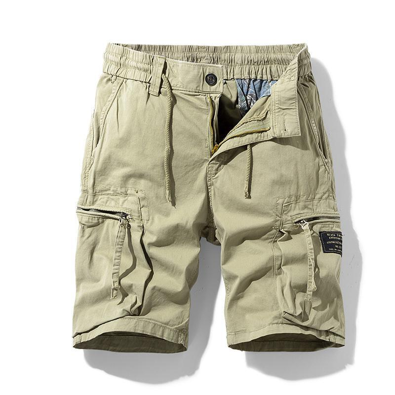 Baumwoll Sommershorts mit mehreren Taschen für Herren Shorts