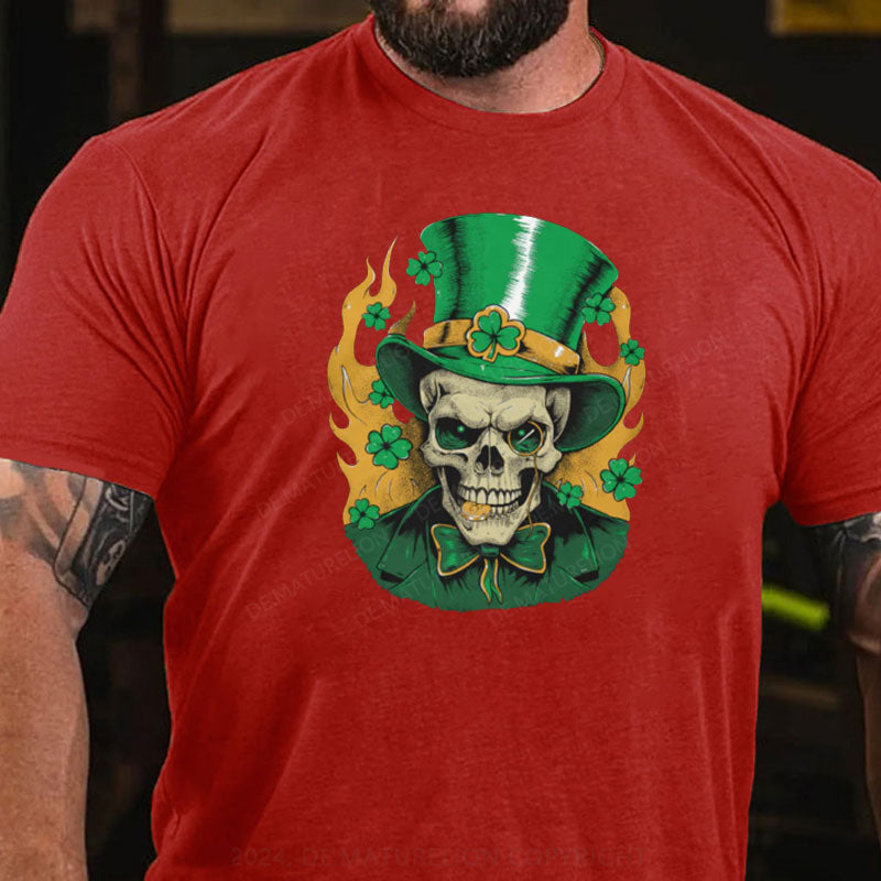 St. Patricks Tag Skeleton T-Shirt