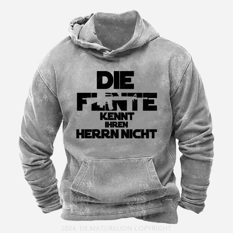 Die Flinte kennt ihren Herrn nicht Hoodie