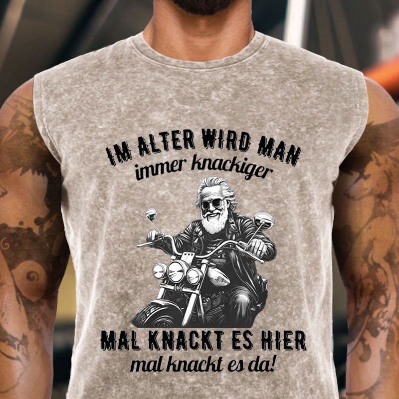 Im Alter wird man immer knackiger Tank Top