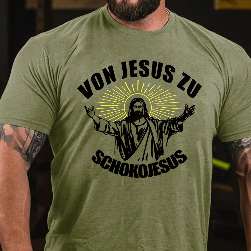 Von Jesus zu Schokojesus T-Shirt