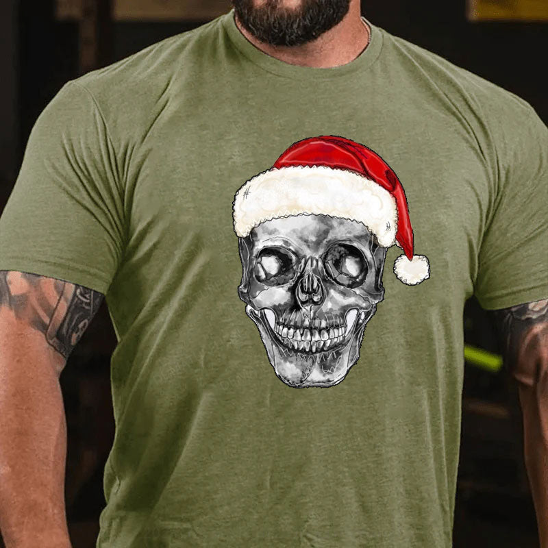 Weihnachten Schädel T-Shirt