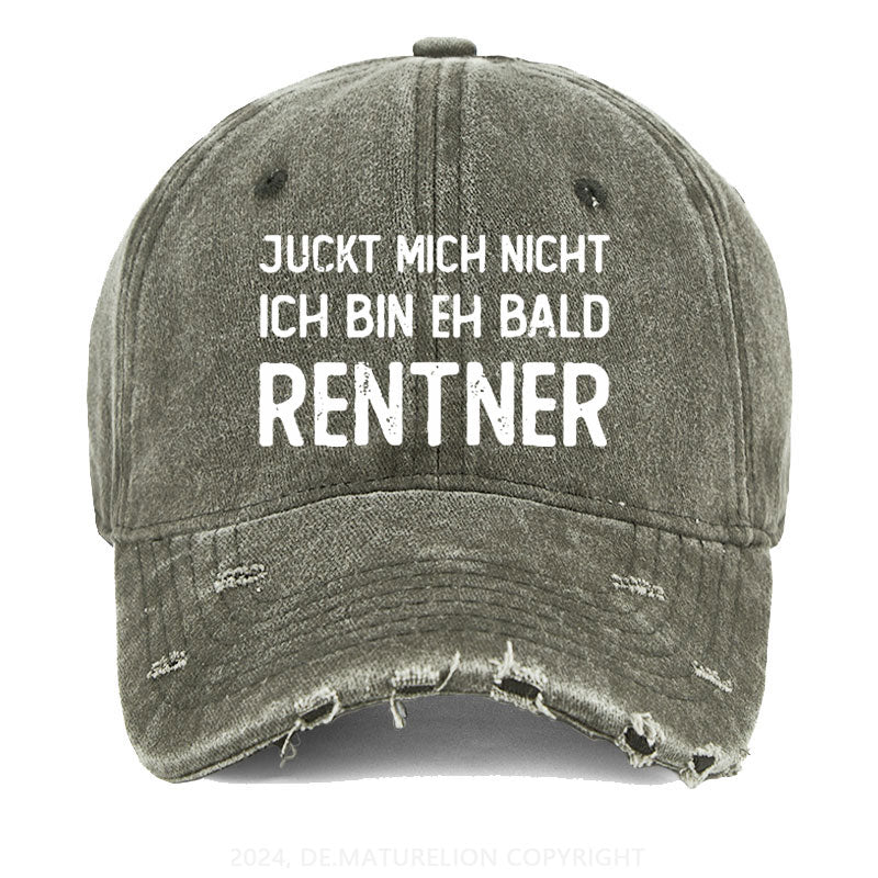 Juckt Mich Nicht Ich Bin Eh Bald Rentner Gewaschene Vintage Cap