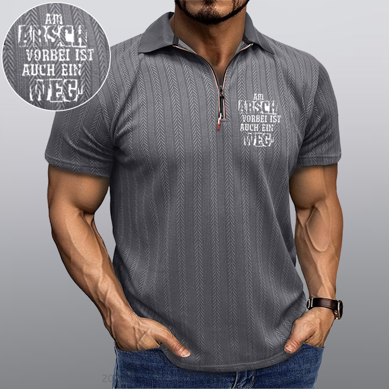 Maturelion Am Arsch Vorbei Ist Auch Ein Weg Kragen T-Shirt