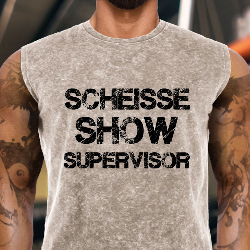 Scheiße Show Supervisor Tank Top