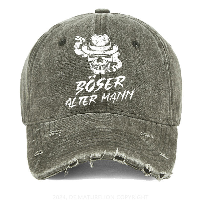 BÖSER ALTER MANN Gewaschene Vintage Cap