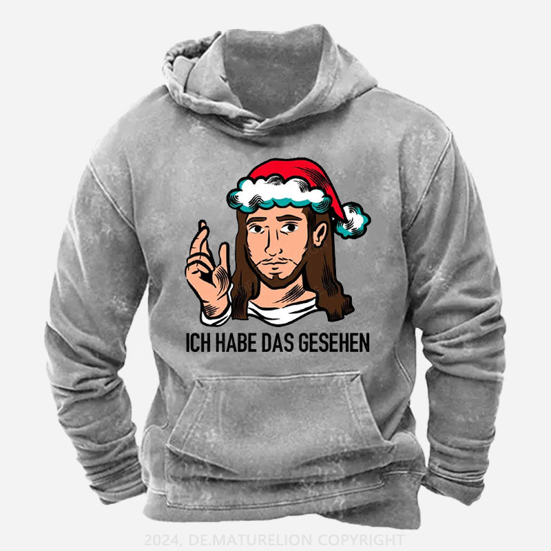 Ich habe das gesehen Weihnachten Hoodie