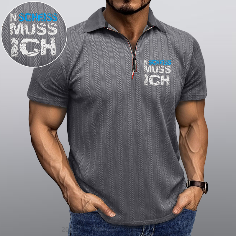 Maturelion N Scheiss muss ich Kragen T-Shirt