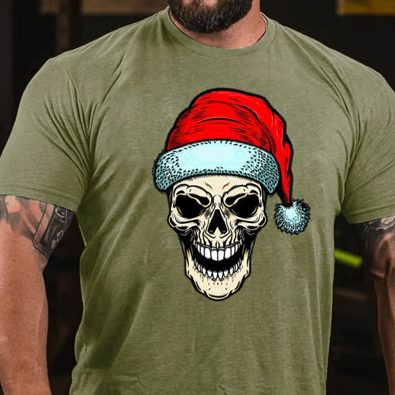 Weihnachten Schädel T-Shirt